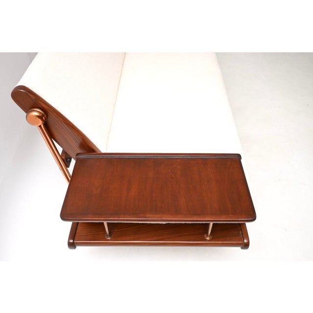 Brown Vintage Metamorphic Sofa Bed by Toothill, 1960 For Sale - Image 8 of 11