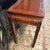 Wood Asian Carved Hardwood Writing Desk, Vintage For Sale - Image 7 of 12