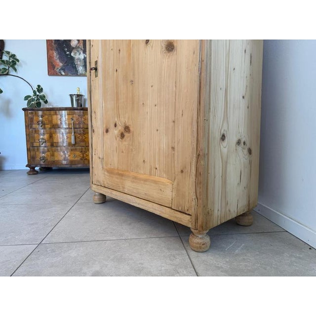 Gründerzeit Farmhouse 1-Door Cupboard in Wood For Sale - Image 17 of 18