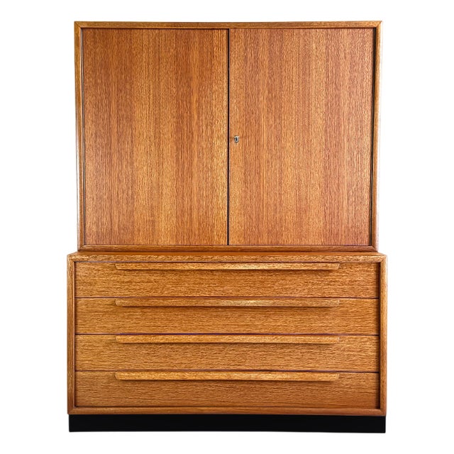 Mid-Century Teak Shelf Cabinet from Wk Möbel, 1960s For Sale