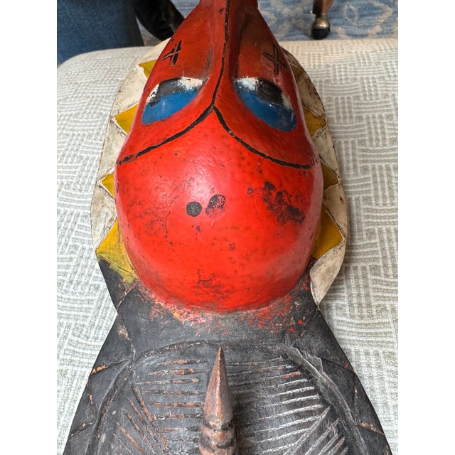 Côte d'Ivoire Guro Tribe Bird Crest Mask For Sale - Image 9 of 12