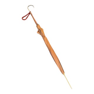 Vintage Touch N Go Umbrella – 1950s Polan Katz One-Handed Opening Parasol For Sale