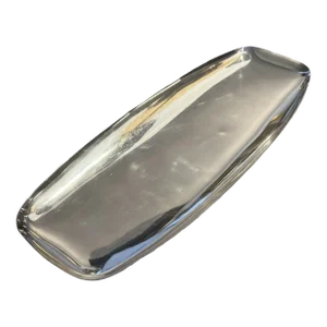 Original Macy's Silver Shop Oblong Serving Tray/ Dish Signed