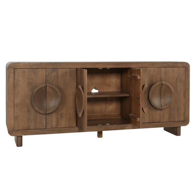 Contemporary Modern Triple Bowl Buffet / Sideboard For Sale - Image 3 of 9