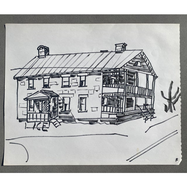 1985 Frank Wallace North Hero Vermont Drawing Chairish