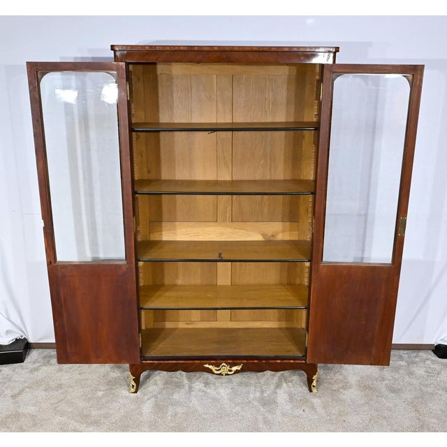 Small Louis XV Style Showcase, 19th Century For Sale - Image 14 of 18