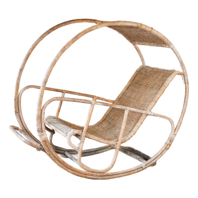 Vintage Franco Bettonica “Dondolo" Lounge Chair For Sale