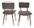 Mid-Century Modern 1960s Eight Mahogany Bronze Custom Dining Chairs Arturo Pani Mexico City For Sale - Image 3 of 11