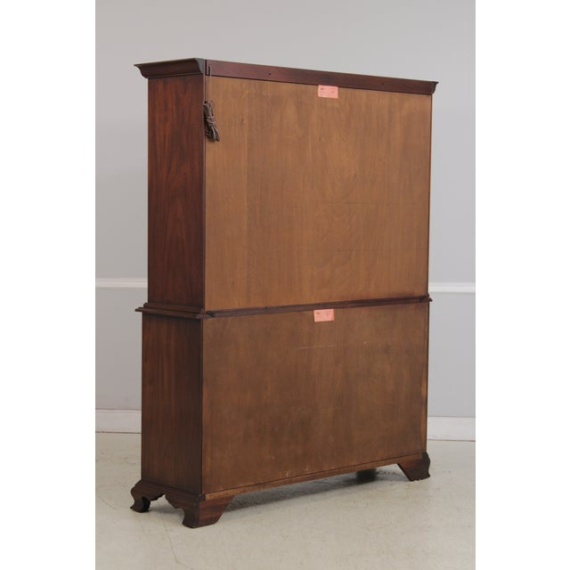 Henkel Harris Mahogany 4 Door China Cabinet For Sale - Image 15 of 18