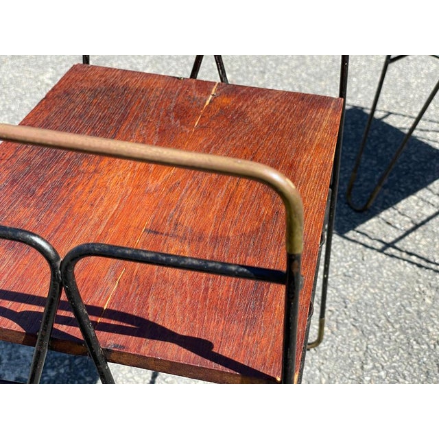 Danish Nightstands in Metal, 1960s, Set of 2 For Sale - Image 11 of 14