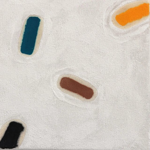 2020s "Hidden Arrangements #3" Contemporary Abstract Mixed-Media Painting by Len Klikunas For Sale - Image 5 of 9