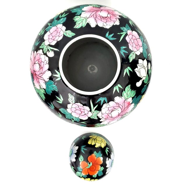 Ginger Jar With Flowers For Sale In Miami - Image 6 of 12