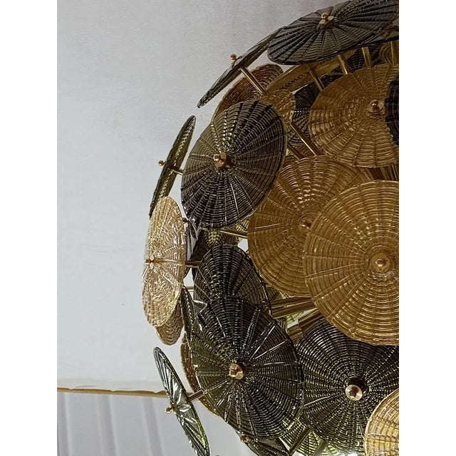 Mid-Century Murano Glass Sputnik Chandelier, 2000 For Sale - Image 6 of 9