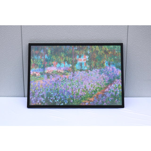 Monet Claude Monet the Artist's Garden at Giverny Impressionist Painting Art Print For Sale - Image 4 of 18