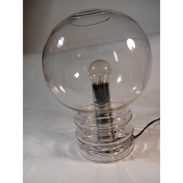1970s Bulb Moon Table Lamp by Heinrich Grartenbrink for Glashütte Limburg, 1970s For Sale - Image 5 of 12