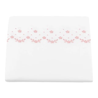 Meadow Twin Duvet Cover in Pink For Sale