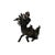 Crafted with exquisite traditional detail, this striking vintage bronze-tone incense burner depicts a mythical Kirin in a...