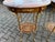 1980 French Louis XVI Gold Mahogany Marble Side Tables 2pc For Sale - Image 13 of 17