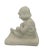 Ceramic Early 20th Century French Young Girl Frightened by a Mouse Ceramic Sculptural Figurine Statuette For Sale - Image 7 of 12