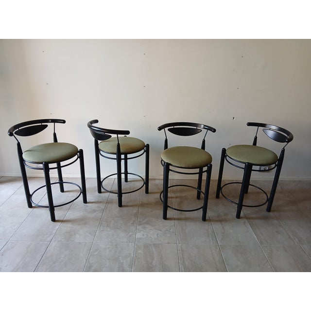 Sgabelo Hutten, 2000s, Set of 4, in Restored conditions. Designed from 2000 This piece has an attribution mark, I am sure...