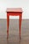 French 1820s Restauration Period Red Side Table with Serpentine Top and Drawer For Sale - Image 4 of 12