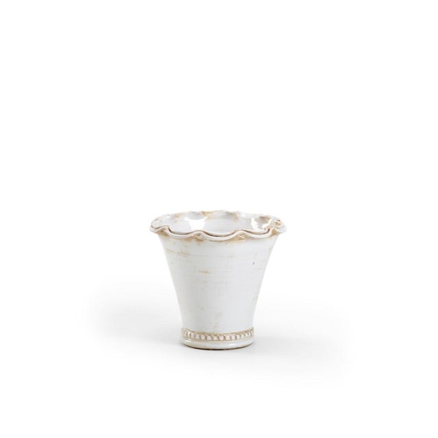 Contemporary Wildwood Impruneta Fluted Pot, Small For Sale - Image 3 of 3