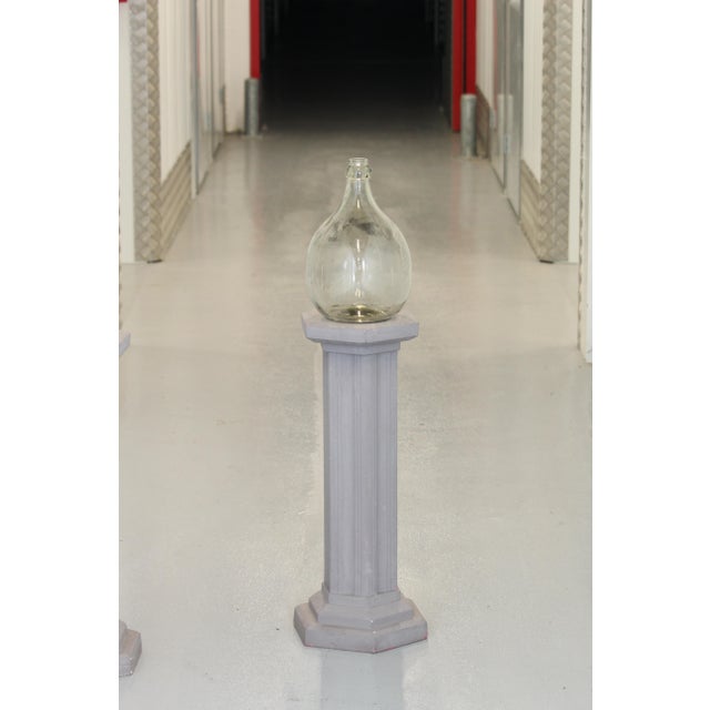 Mid-Century Modern Vintage Demijohn Glass Bottle, 1980s For Sale - Image 3 of 10
