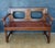 Vintage Spanish Castilian Style Oak Bench, 1920 For Sale - Image 3 of 11