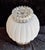 1970s Vintage Table Lamp with Chrome-Plated Metal Base and Relief Glass Shade by Graewe, 1970s For Sale - Image 5 of 8