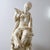1960s Italian Glazed Terracotta Chinoiserie Monumental Figures on Pedestals For Sale - Image 5 of 16