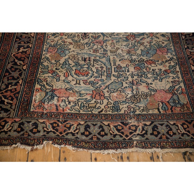1920s Antique Bibikabad Rug - 4'4" x 7'4" For Sale - Image 5 of 18