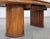 Large Modern Sofa Table in Walnut with Travertine Top, 1970s For Sale - Image 3 of 16