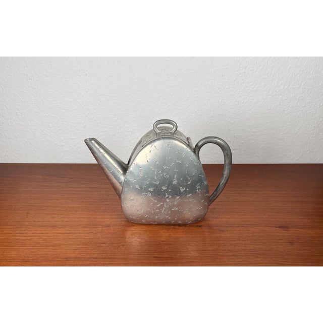 Silver Mid-Century Modern Decorative Pewter Teapot from Skurdal Pewter, 1960s For Sale - Image 8 of 18