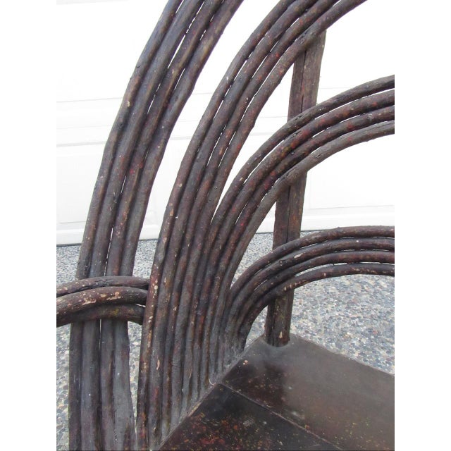 Antique Folk Art Bentwood Twig Chair For Sale - Image 17 of 18