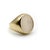 Modern Vintage White Chalcedony Eagle Intaglio 14k Gold Signet Ring, Size 8.5 For Sale - Image 3 of 10