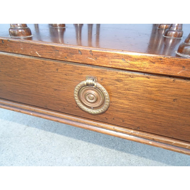 Gold Vintage Mill Valley Canturbury Magazine Rack For Sale - Image 8 of 12