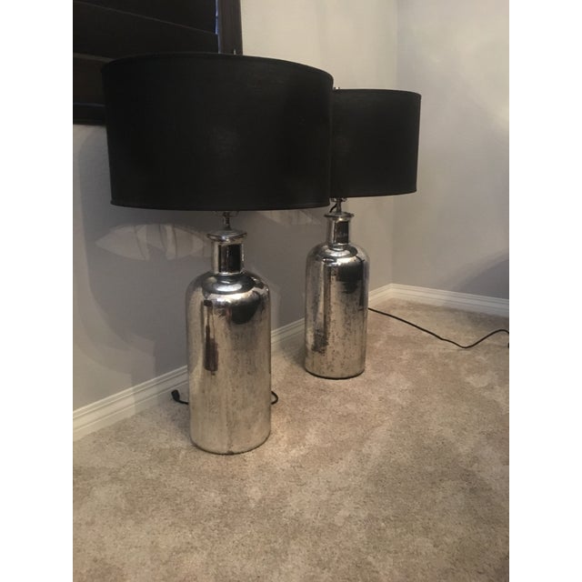 Restoration Hardware Mercury Glass Table Lamps - A Pair ...