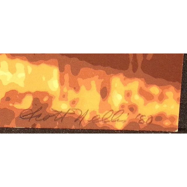 Impressionist 1980s Scott Nellis "Mountain Meadow I" Signed & Numbered Serigraph Aspen Trees Obo For Sale - Image 3 of 4