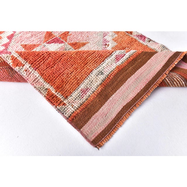 Vintage Runner Rug in Wool For Sale - Image 12 of 14