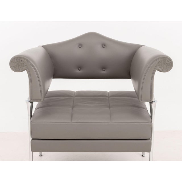 Early 21st Century Luca Scacchetti for Poltrona Frau "Hydra Enif" Arm Chairs, Pair For Sale - Image 5 of 11