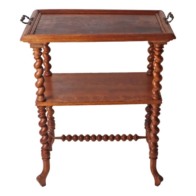Side Table in Oak, 1880s For Sale