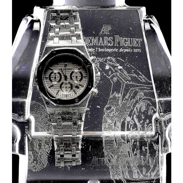 Vincent Sabatier, Audemars Piguet, Silver White Chrono, 2019, Serigraph For Sale - Image 4 of 9