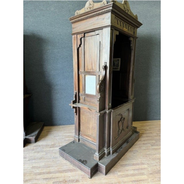 Catholic Confessionals, 1890s, Set of 2 For Sale - Image 5 of 11