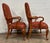 Orange Vintage American of Martinsville Queen Anne Style Gooseneck Arm Chairs - Pair For Sale - Image 8 of 13