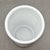 Vintage Mid-Century White Milk Glass Swirl Cylinder Vase For Sale In New York - Image 6 of 8