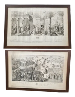 Empire Camposanto of Pisa Engravings by Lasinio for Molini Landi & Cie, Set of 2