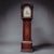 Georgian Mahogany Canterbury Longcase Clock, Painted Face with Maritime Theme 202 cms tall, 53 cms wide, 27 cms depth.