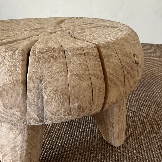 Elm Wood Stump Table or Stool 61626f For Sale - Image 4 of 5
