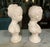 Ceramic Pair of Blanc De Chine Houdon Style 9” Busts of Victorian Revival Children Made in the 1960’s. Great Cottage Core Accent Pieces - See Pics! For Sale - Image 7 of 10