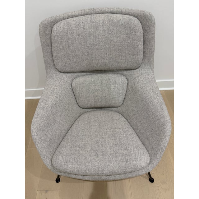 Markus Jehs and Jurgan Laub designed their Striad lounge chair in layers to deliver exceptional comfort. The ottoman is...
